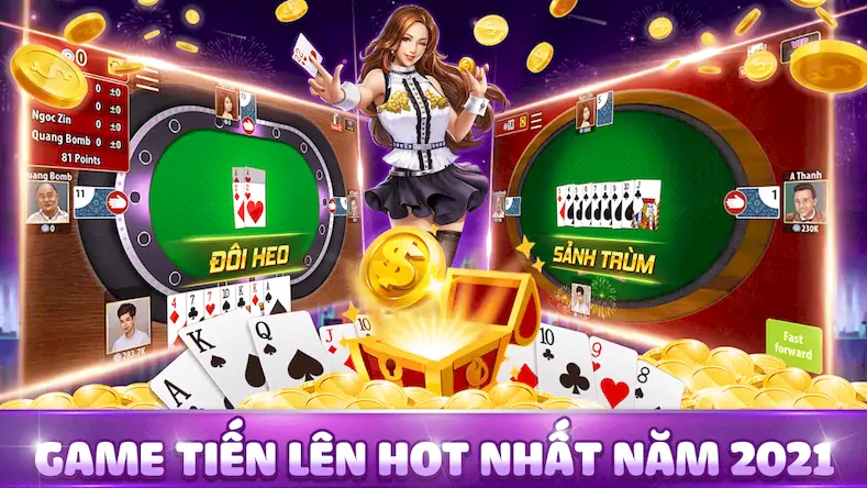 Скачать Tien Len Mien Nam [МОД/Взлом Много денег] на Андроид
