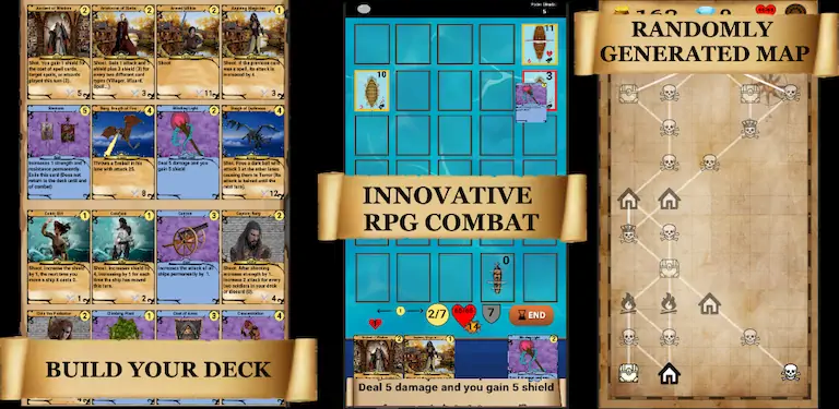 Скачать RogueShip - RPG Roguelike Card [МОД/Взлом Unlocked] на Андроид