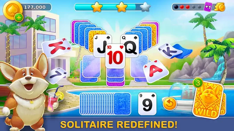 Скачать Seaside Solitaire: Сard Games [МОД/Взлом Меню] на Андроид