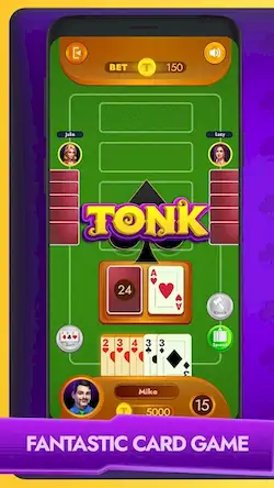 Скачать Tonk - Classic Card Game [МОД/Взлом Бесконечные деньги] на Андроид
