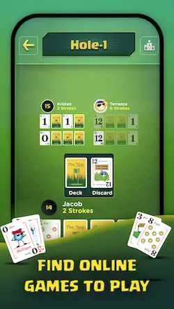 Скачать Play Nine: Golf Card Game [МОД/Взлом Много монет] на Андроид