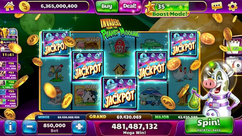 Скачать Jackpot Party Игровые Автоматы [МОД/Взлом Разблокированная версия] на Андроид