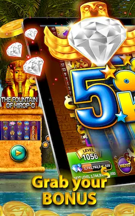 Скачать Slots - Pharaoh's Way Casino [МОД/Взлом Бесконечные монеты] на Андроид