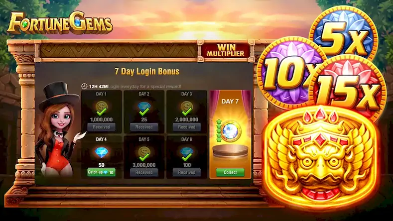 Скачать Slot Fortune Gems - TaDa Games [МОД/Взлом Unlocked] на Андроид