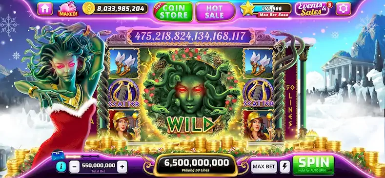 Скачать Baba Wild Slots - Casino Games [МОД/Взлом Много монет] на Андроид