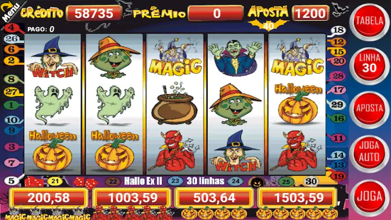 Скачать Halloween Slots 30 Linhas [МОД/Взлом Много монет] на Андроид