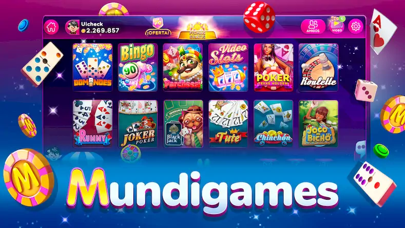 Скачать MundiGames: Bingo Slots Casino [МОД/Взлом Бесконечные монеты] на Андроид