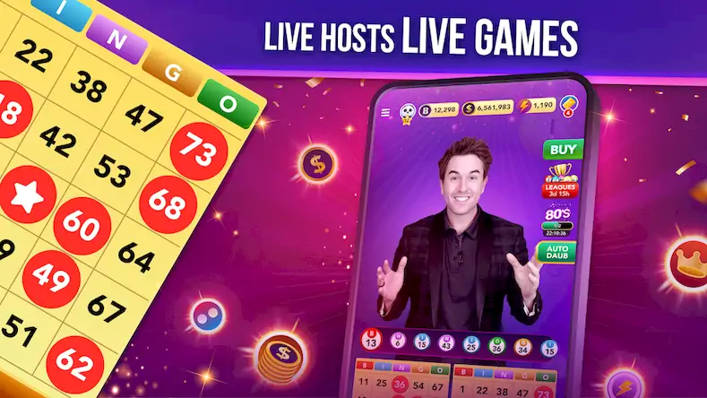 Скачать Live Play Bingo: Real Hosts [МОД/Взлом Unlocked] на Андроид