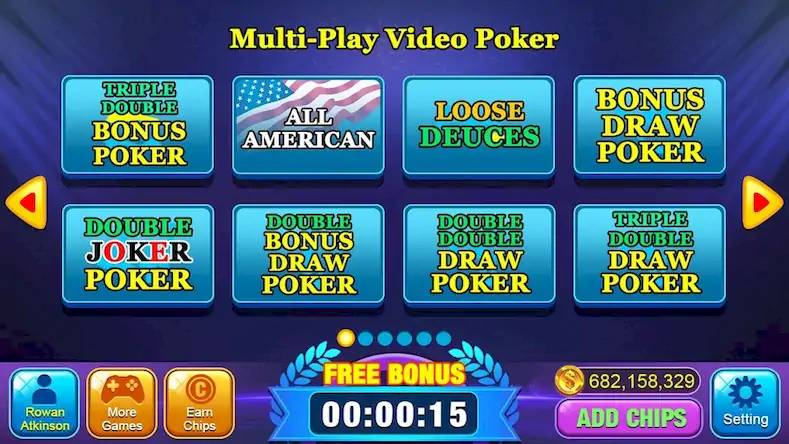 Скачать Video Poker Games - Multi Hand [МОД/Взлом Много монет] на Андроид