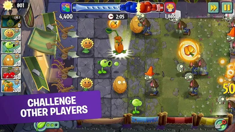 Скачать Plants vs. Zombies™ 2 [МОД/Взлом Бесконечные монеты] на Андроид