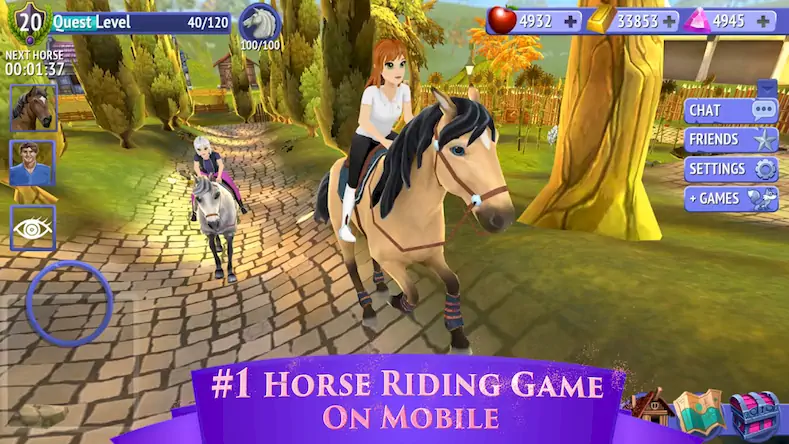 Скачать Horse Riding Tales: Дикий пони [МОД/Взлом Меню] на Андроид