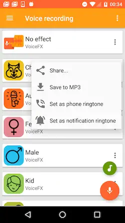 Скачать VoiceFX — изменение голоса с п [МОД/Взлом Unlocked] на Андроид
