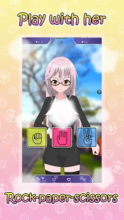 Скачать Rock Paper Scissor Sexy Anime2 [МОД/Взлом Много монет] на Андроид