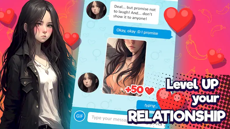 Скачать Anime Girlfriend - AI Chat [МОД/Взлом Много денег] на Андроид