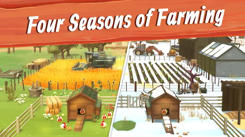 Скачать Big Farm: Mobile Harvest [МОД/Взлом Бесконечные деньги] на Андроид