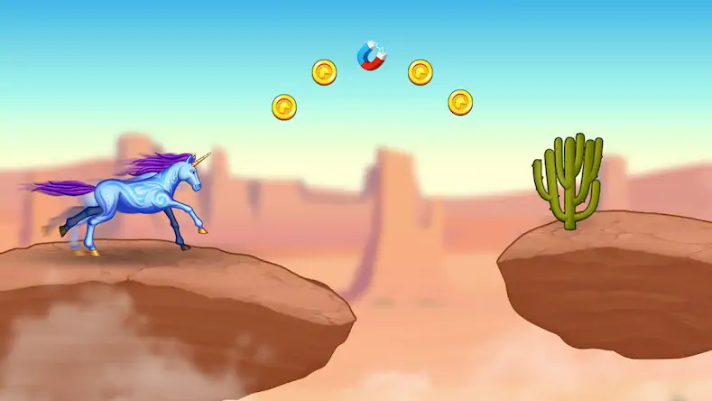 Скачать Unicorn Dash: Magical Run [МОД/Взлом Много монет] на Андроид