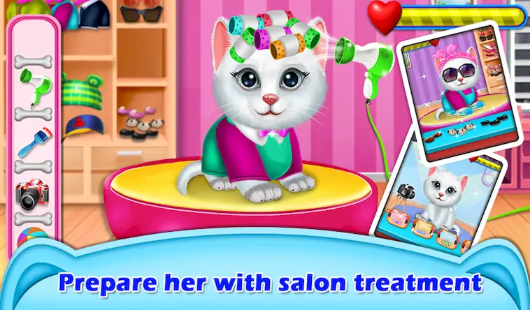 Скачать My Kitty Salon Makeover Games [МОД/Взлом Много монет] на Андроид