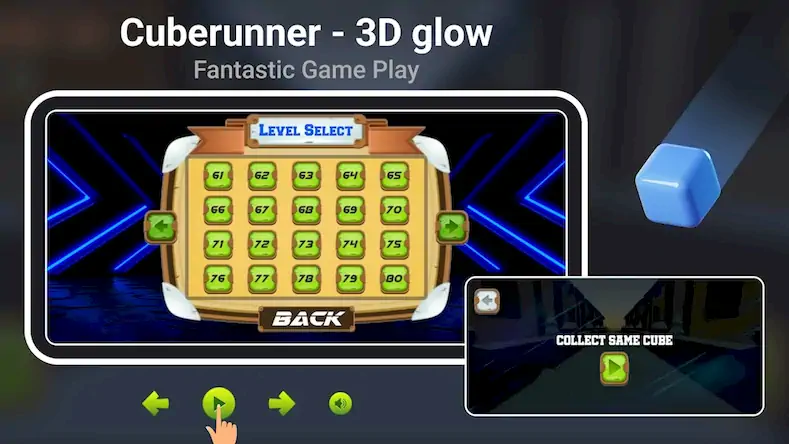 Скачать Cube Runner 3D Glow [МОД/Взлом Много монет] на Андроид