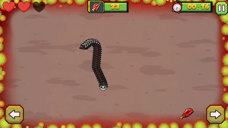 Скачать The Snake Skeletone Worms Game [МОД/Взлом Много денег] на Андроид