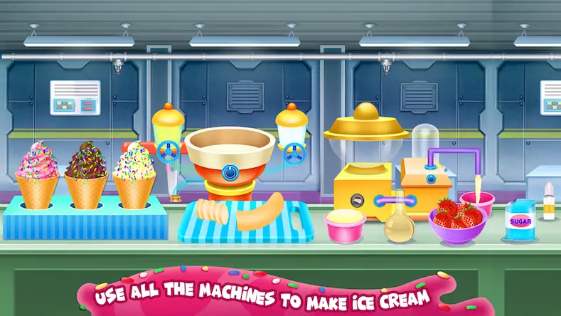 Скачать Fantasy Ice Cream Factory [МОД/Взлом Разблокированная версия] на Андроид