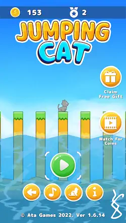 Скачать Jumping Cat [МОД/Взлом Разблокированная версия] на Андроид