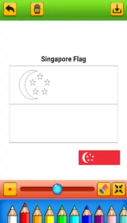 Скачать coloring southeast asia flag [МОД/Взлом Бесконечные монеты] на Андроид