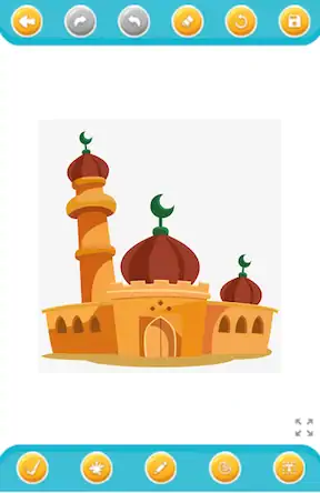 Скачать Islamic mosque coloring [МОД/Взлом Много монет] на Андроид