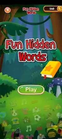 Скачать Fun Hidden Words [МОД/Взлом Много денег] на Андроид