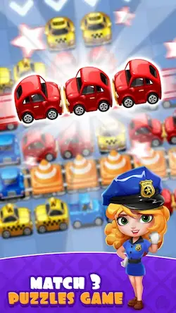 Скачать Traffic Jam Cars Puzzle Match3 [МОД/Взлом Много денег] на Андроид