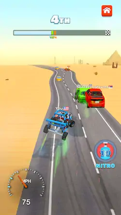 Скачать Idle Racer — 3D машины и гонки [МОД/Взлом Бесконечные монеты] на Андроид
