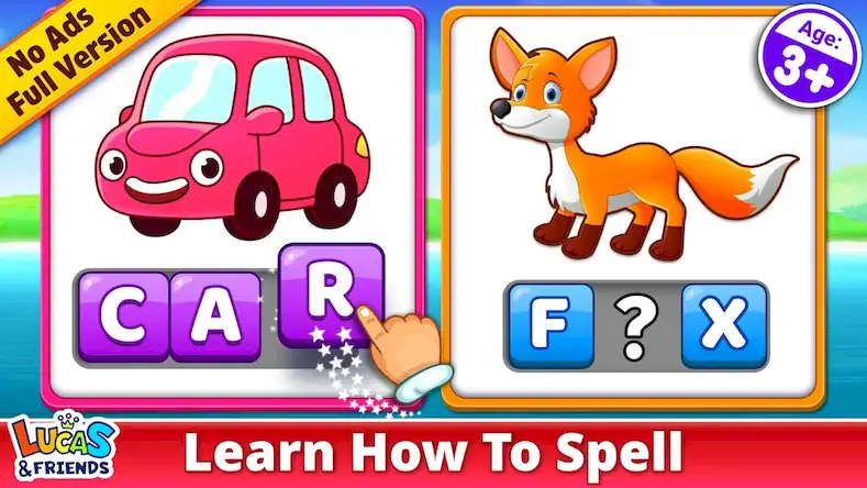 Скачать Spelling & Phonics: Kids Games [МОД/Взлом Много монет] на Андроид