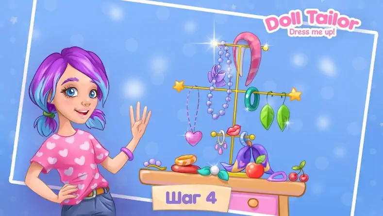 Скачать Игры для девочек Одежда, Куклы [МОД/Взлом Много монет] на Андроид