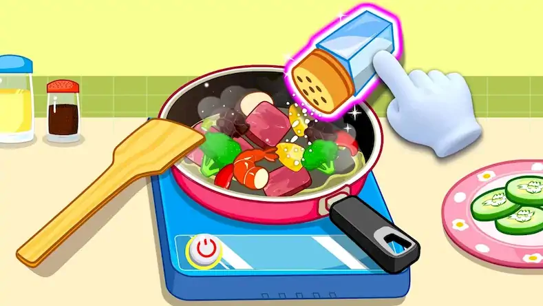 Скачать Панда-повар - кухня для детей [МОД/Взлом Меню] на Андроид