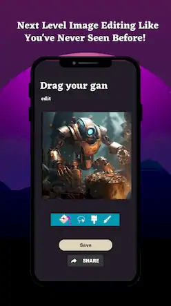 Скачать Drag Your Gan AI 2: DragGan 3D [МОД/Взлом Меню] на Андроид