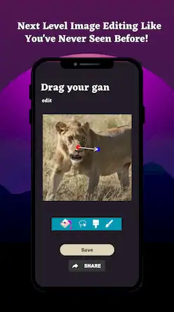 Скачать Drag Your Gan AI 2: DragGan 3D [МОД/Взлом Меню] на Андроид