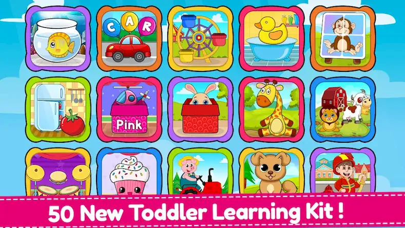 Скачать Toddler Games: 2-5 Year Kids [МОД/Взлом Бесконечные монеты] на Андроид