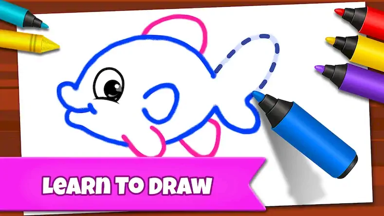 Скачать Drawing Games: Draw & Color [МОД/Взлом Unlocked] на Андроид