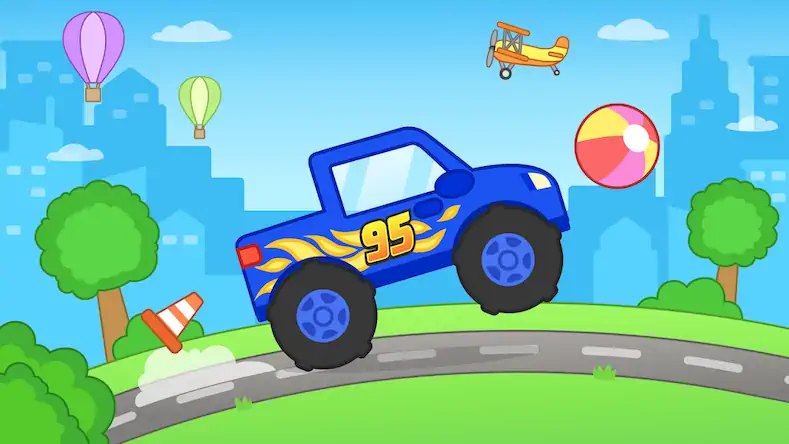 Скачать Машинки гонки для детей 3+ лет [МОД/Взлом Бесконечные монеты] на Андроид