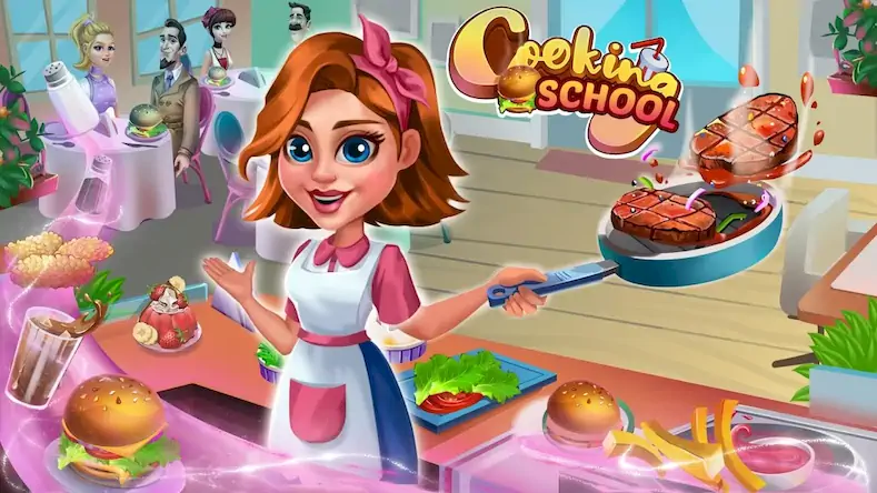 Скачать Кулинарная школа для девочек [МОД/Взлом Unlocked] на Андроид