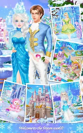 Скачать Princess Salon: Frozen Party [МОД/Взлом Бесконечные деньги] на Андроид