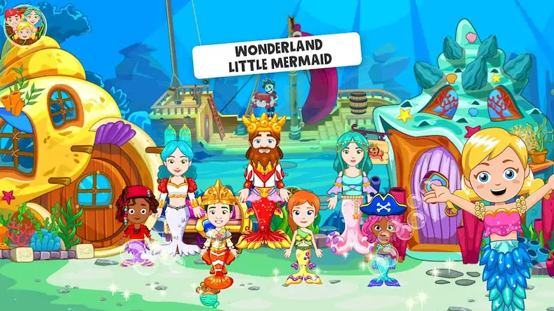 Скачать Wonderland: My Little Mermaid [МОД/Взлом Меню] на Андроид