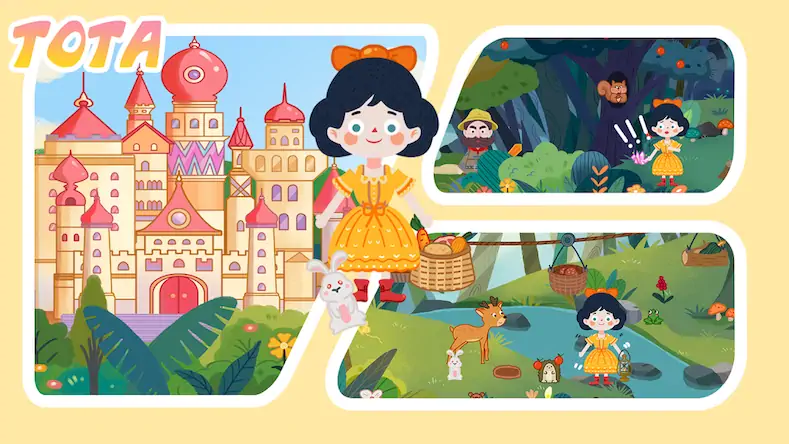 Скачать Tota Fairy Tales-Snow White [МОД/Взлом Много денег] на Андроид