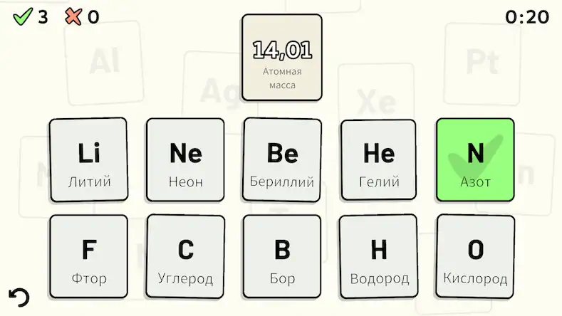 Скачать Periodic Table Quiz [МОД/Взлом Меню] на Андроид
