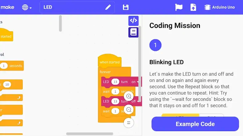 Скачать MAKE: Arduino coding simulator [МОД/Взлом Бесконечные монеты] на Андроид