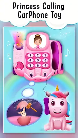 Скачать Baby Princess Car phone Toy [МОД/Взлом Много монет] на Андроид