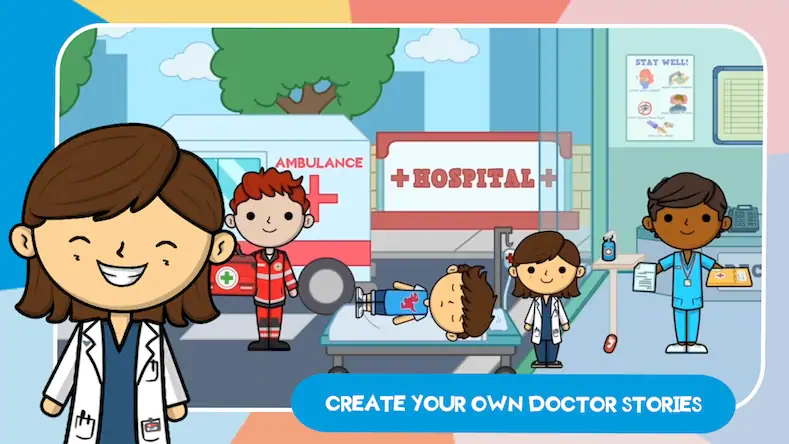 Скачать Lila's World:Dr Hospital Games [МОД/Взлом Бесконечные деньги] на Андроид
