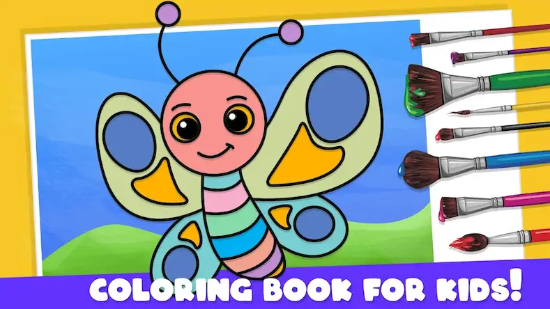 Скачать Coloring Book Games for Kids [МОД/Взлом Разблокированная версия] на Андроид