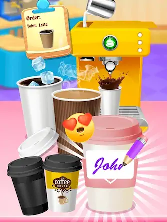 Скачать Coffee Cafe - Make Coffee [МОД/Взлом Много денег] на Андроид