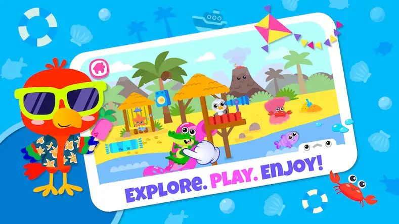 Скачать Bini Mega World games for kids [МОД/Взлом Unlocked] на Андроид