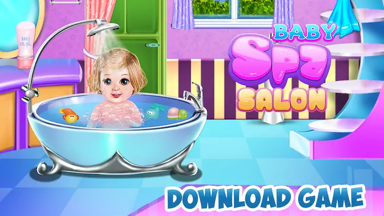 Скачать Baby Spa Salon [МОД/Взлом Бесконечные монеты] на Андроид
